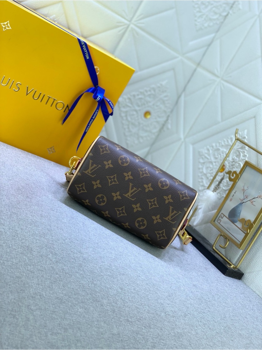 Luxury Brand Monogram Mini Speedy with Natural Trim - Picture 5 of 9